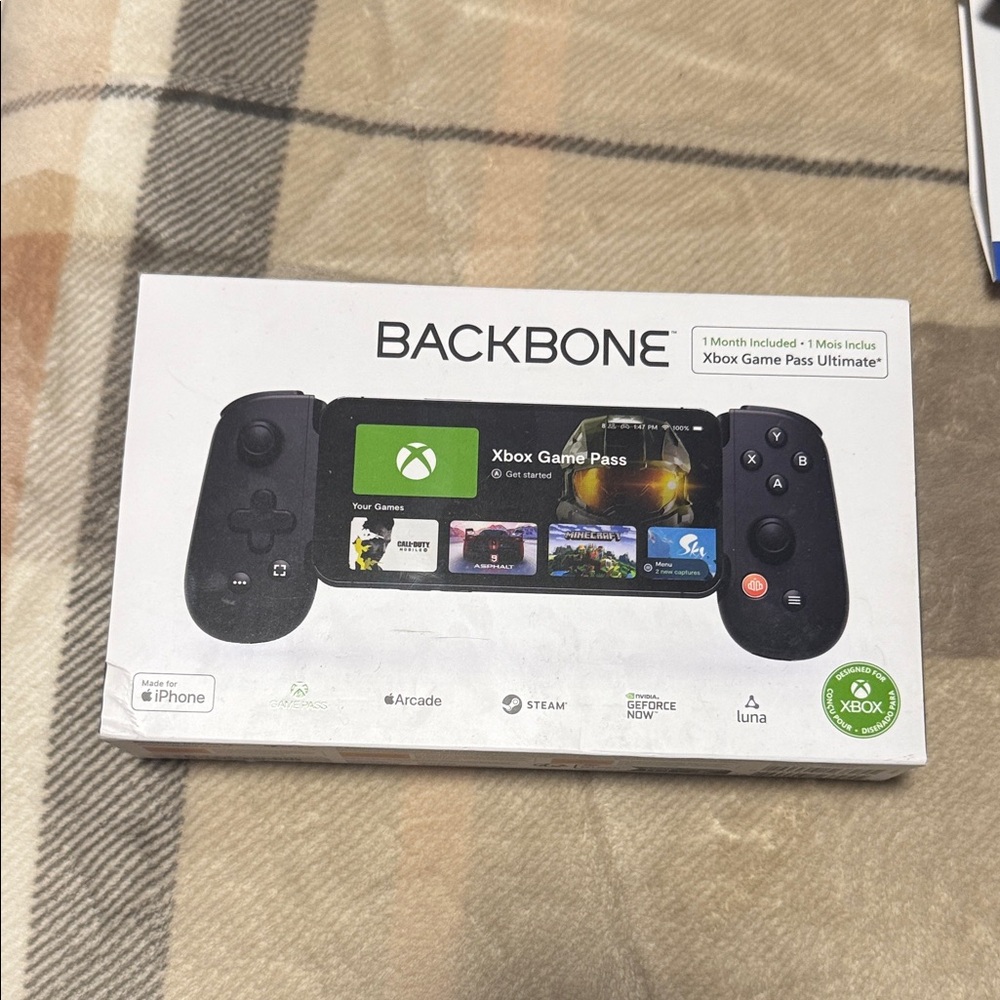 Black Mobile Gaming Controller for iPhone
